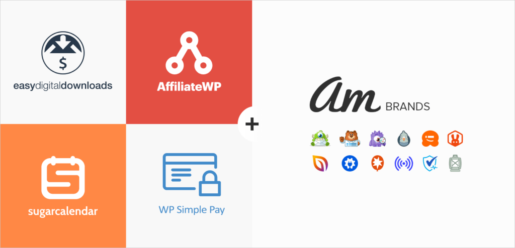 EDD, AffiliateWP, and WP Simple Pay joins Awesome Motive